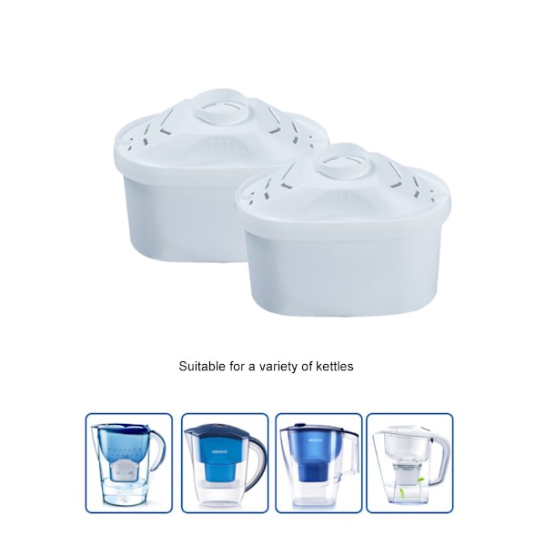 2 st vattenfilterpatroner kompatibla med Brita Maxtra och filterpatroner för Brita vattenfilter