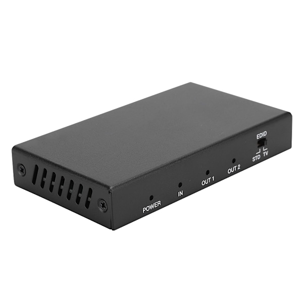 1x2 18G 4K2K@60Hz HDMI Metall Splitter Adapter Switcher HDCP2.2 4:4:4 (100-240V)US