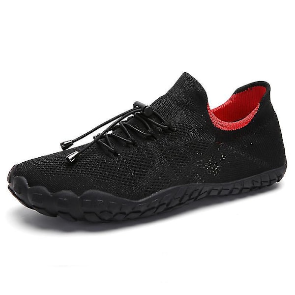 Barefoot Trail Running Beach Fitness Vandsko til Mænd Sort-1