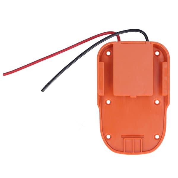 Batteriadapter med fikseringshul Strømdockadapter til RIDGID 18V / AEG 18V strømstik