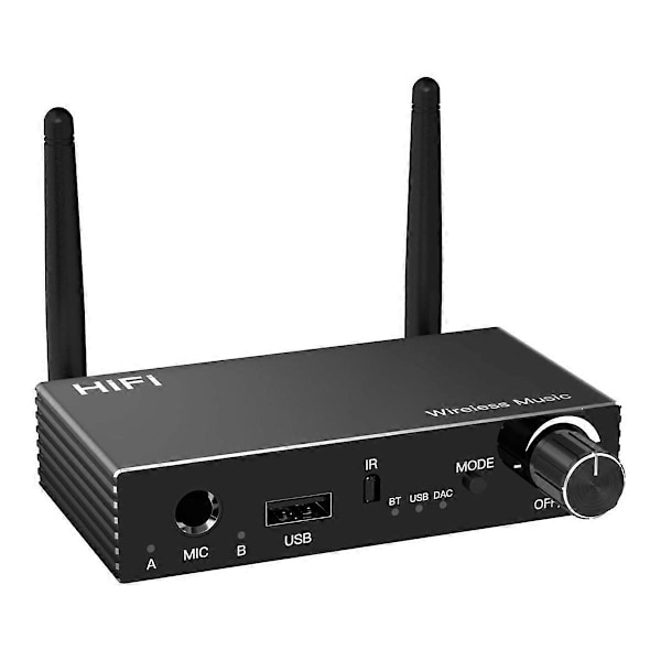 Bluetooth 5.3 Ljudadapter Mottagare, för Hemstereo/Headset/Högtalare
