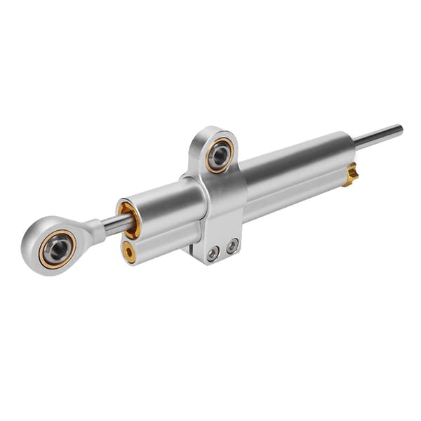Universal Motorcykel CNC Aluminiumlegering Styredæmper Stabilisator Tilbehør (Sølv)