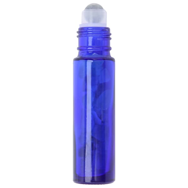 Professionell Blå Eterisk Olja Rollerflaska Enkel Bärbar Glas Roll-on Flaska 10ML Fluoritkula