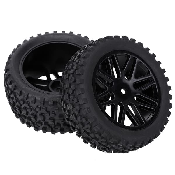 4 stk. Universal 1/10 RC Bil Dæk Dæk Modifikation Tilbehør Udskiftning 85mm Sort