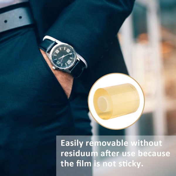 8cm Anti Static Clear Skyddsfilm Watch Clock Smycken Protector Tape