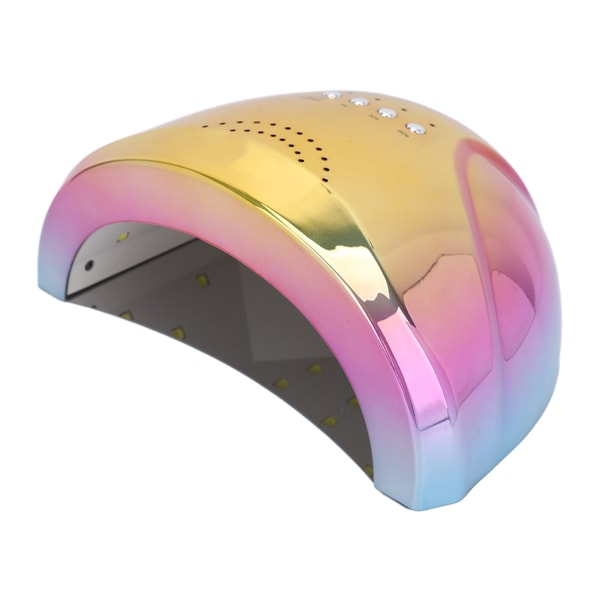 UV LED-spikerlampe 48W Dobbel lyskilde Infrarød Intelligent Induksjon Gel Polish tørketrommel EU-plugg 100‑240V