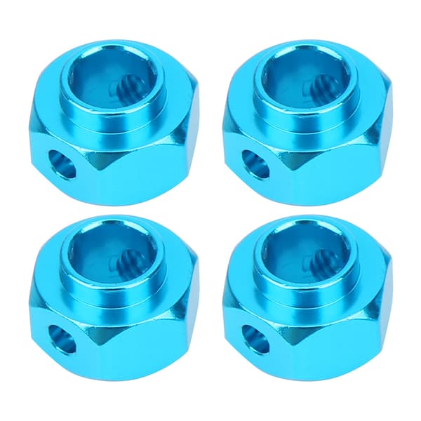 Aluminium Alloy Hex Hub Udvidelsesforbindelsestilbehør til Traxxas/TRX4 1/10 RC Modelbil Blå