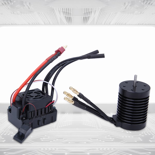 Surpass F540 4mm kullattu banaani liitin harjaton moottori 60A vedenpitävä harjaton ESC-sarja (4370KV)