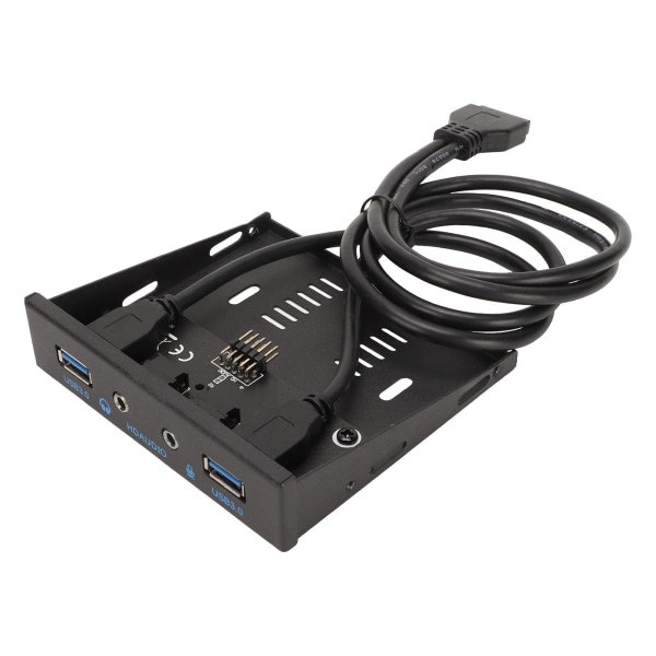 USB frontpanel USB 3.0 4 portar Stabil överföring Jamproof Support Hot Plugging 3,5 tums frontpanel för case