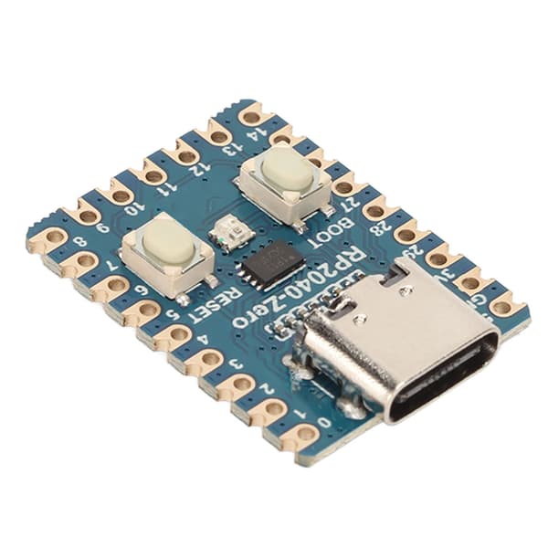 Mikrokontrollerin mini-kehityskortti RP2040-siru, kaksiytiminen prosessori, C C++ Python-tuki Raspberry Pi:lle