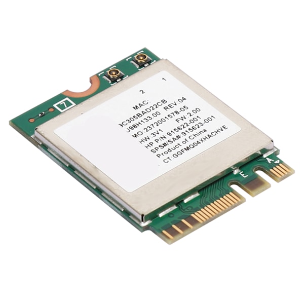 Netværkskort RTL8822BE Dual Band 2.4G/5G M.2 Interface Understøttelse af Bluetooth 4.2