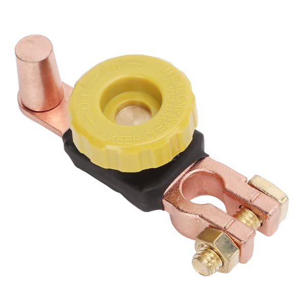 Top Post Batteri Afbryderkontakt Messing Rustfri Kraftig til 6V 12V Bil RV ATV