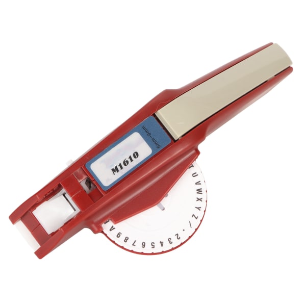 Embossing Label Maker 36 utskrivbara tecken Enkel att använda etikettframställningsprägling med etiketttejper för Craft DIY