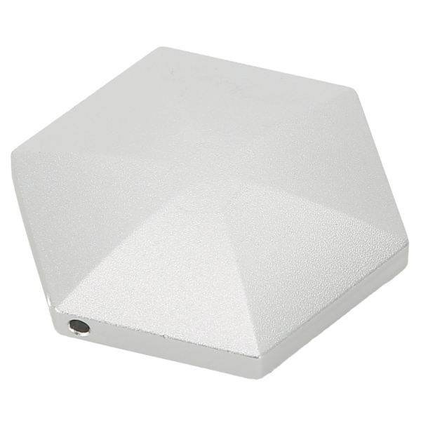 Flip Toy Desktop Pocket Stress Relief Fingertop Decompression Toy för bilkontor SilverSexangle