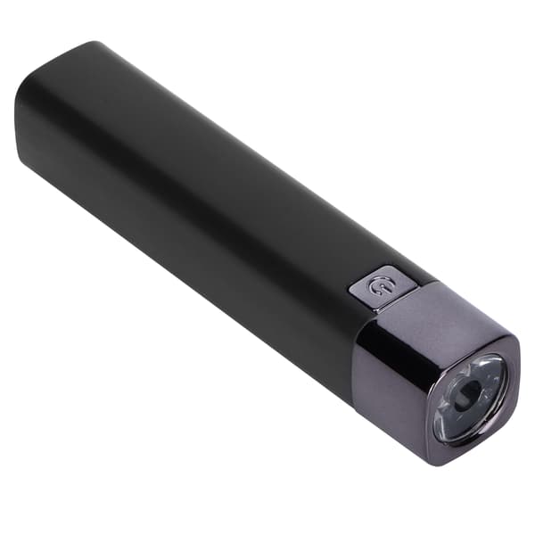 Mini-taskulamppu, tehokas valo, USB-sisääntulo ja -ulostulo, puhelimen lataus, LED-monitoimivalaisin (musta)