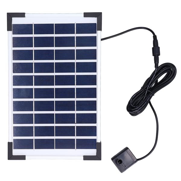 10V 5W Solar Springvandssæt Flydende Solar Springvand Vandpumpe Sæt til Haver, Pools, Akvarier