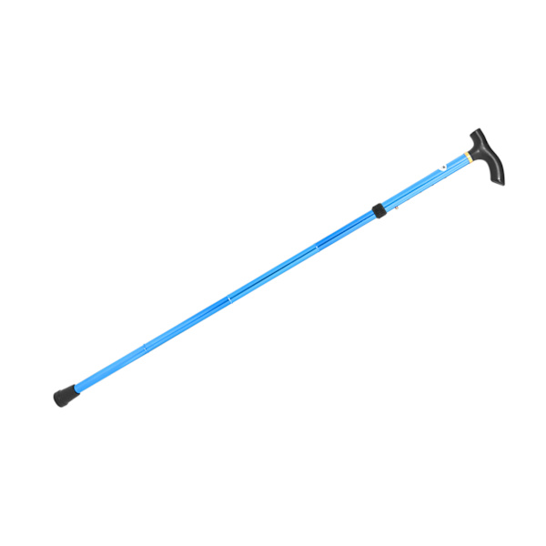 Teleskopisk letvægts vandrestok i aluminiumlegering til trekking og bjergbestigning (blå)