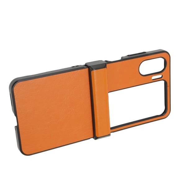 Telefon Läder Skyddsfodral Randig Vikbart Skydd Förhindra Fall för Oppo Find N2 Flip