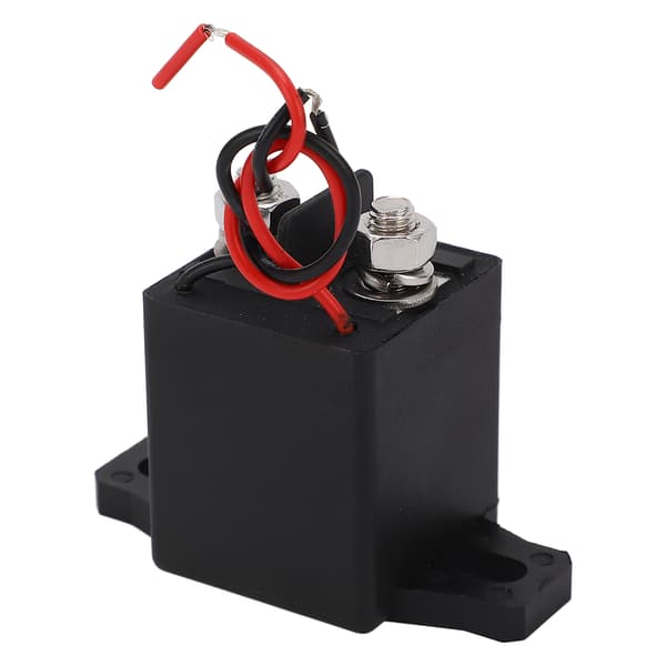 Starterrelæ Messingspole 2 Terminal Starter Solenoid Relæ Høj Belastningsstrøm til Bil 12V DC