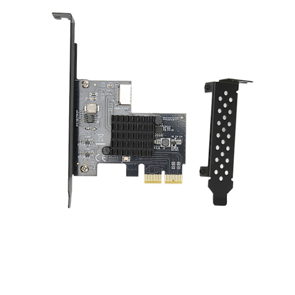 USB3.2 Type E Frontpanel Internt udvidelseskort 20PIN 10Gbps USB3.2 Type E Adapterkort til stationær PC Interface til højre PCI E 2X