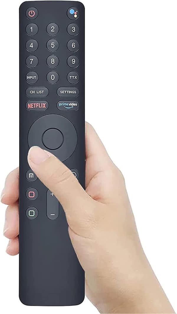 Röststyrd Bluetooth-fjärrkontroll för Mi TV 4S, 4A, XMRM-010 L55MS-5A, Mi LED L43M6-6AEU
