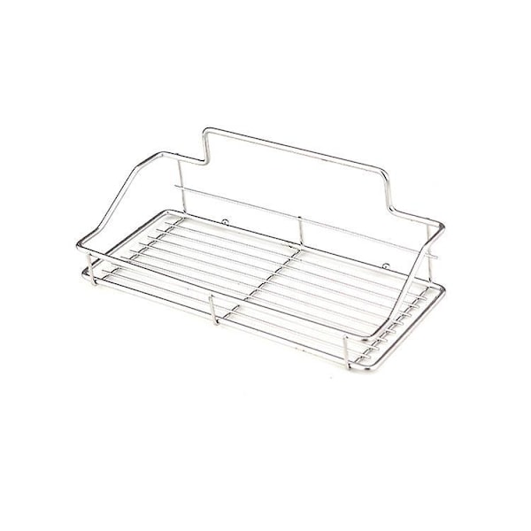 1 stk. Brusehylde Kurv Rustfrit Stål Køkken Badeværelse Organizer, Ingen Boring, 25*11*5.5cm