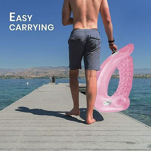 Foldbar Oppustelig PVC Vandstol til Voksne - Perfekt til Strand- og Pool-Fester