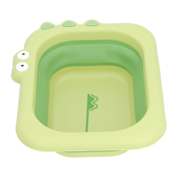 Rengör Skölj Baby Bather Fällbar Multifunktion Bärbar Tvätt Spädbarn Liggande Bather för Pojke Flicka Grön
