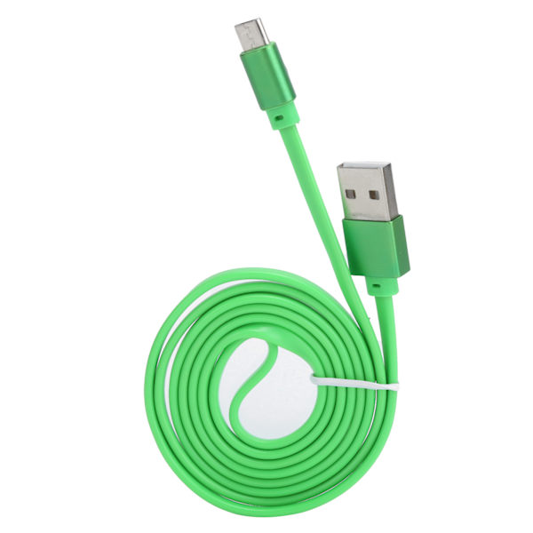 1M 2.1A Snabbladdningskabel Micro USB Laddningskabel TPE Datakabel för Android