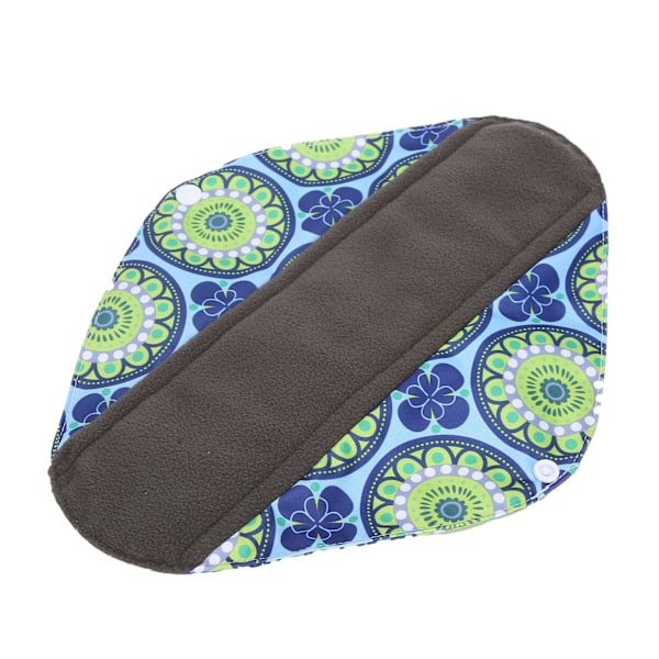 Genanvendelig menstruationsbind, vaskbar, superabsorberende, vandtæt, til kvinder, 19 x 21 cm / 7,5 x 8,3 tommer