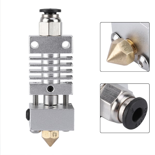 3D-skriver rustfritt stål J-hode Hotend Ekstrudersett for Creality CR10 CR10S CR10S4 CR10S5