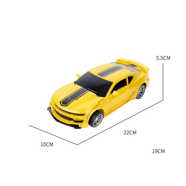 RC Bil Robot Fjernbetjening Robot Legetøj Gestus Sensing En Nøgle Transform 360 Graders Roterende Drifting 1:18 RC Bil til Drenge Piger Blå
