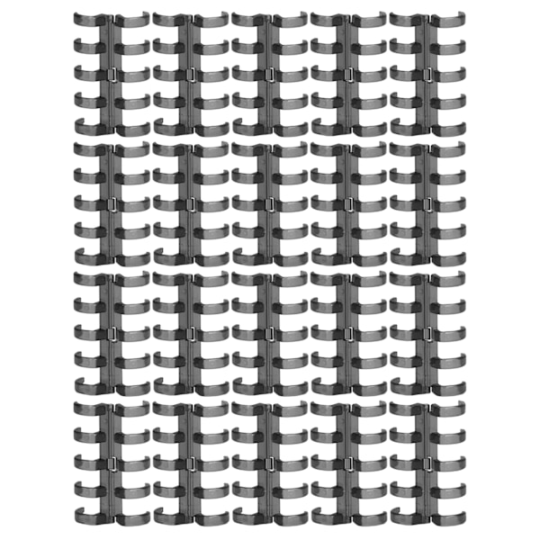 Bindningsringar rymmer 60 ark papper 11 mm bindningstjocklek fri skrivning enkel användning kontorsmaterial transparent svart