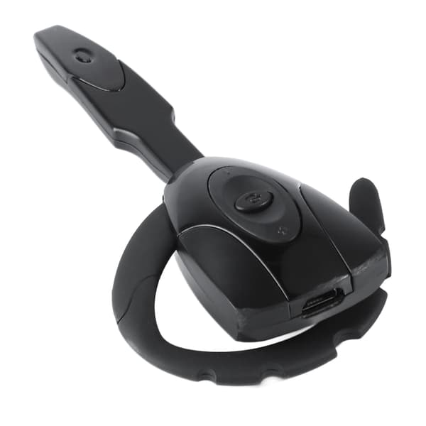 Bluetooth-ørepropp Enkeltøre Unik Form Komfortabel Bruk Svart Oppladbart Trådløst Headset