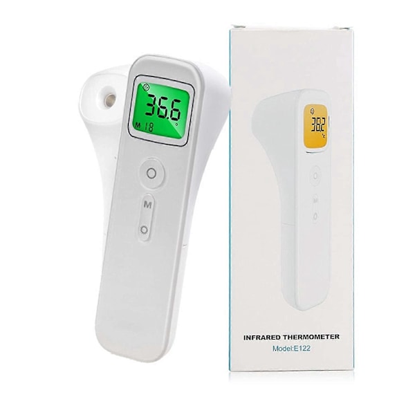 Infrarødt Termometer, AGM Berøringsfrit Digitalt LCD Håndholdt Termometer, Øjeblikkelig Måling til Baby, Voksne og Objekter