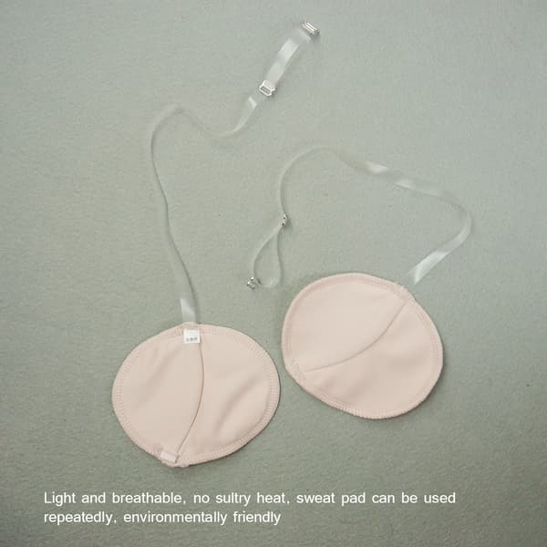 1 par svetteskjoldputer for underarm, vaskbare svetteabsorberende beskyttere for armhulen