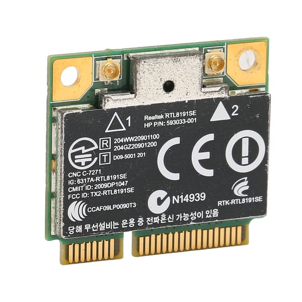 Mini PCI E WLAN-kort Holdbart printkort 2,4 GHz 150 Mbps stabilt trådløst netværkskort til computer