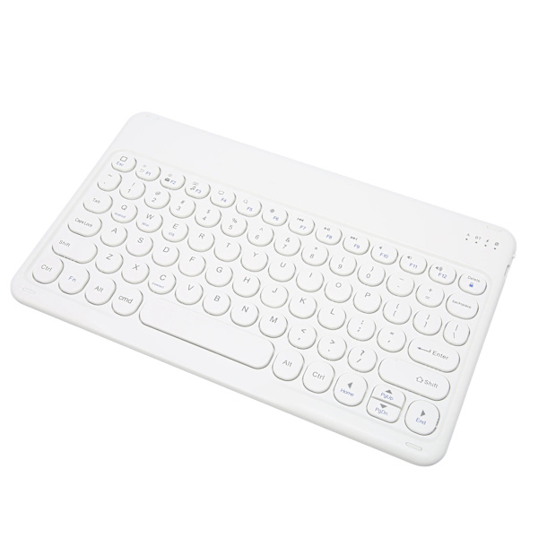 Retro Keyboard Rund Keycap Ultra Slank God Rebound Type C Mini Trådløst Tastatur til Mobiltelefoner Computere Laptops