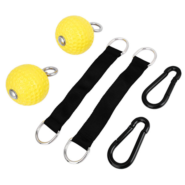 Gul Hängande Boll för Pull Up Arm Styrketräning Gym Träning Hemma Fitness Chin Up Utrustning