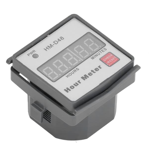 Timetæller Digital Display Timer ABS Måler 0‑999,99 Timer Timing Værktøj AC 220‑240V