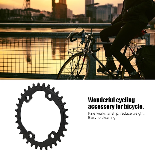Aluminiumlegeringscykel Positiv &amp; Cykeltillbehör med negativa tandskivor för M8000/9000 cykel(34T)