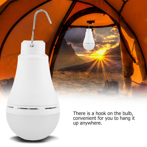 5V USB LED-lampa Nödlampa för Utomhuscamping Vandring Hemläsning (10W)