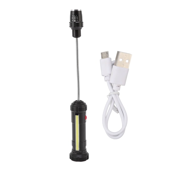 Magneettiset grillivalot sivuvalolla Zoomable Vesi- ja lämmönkestävät LED-työvalot joustavalla hanhenkaula