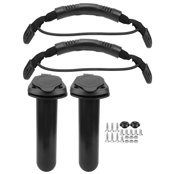 Kanot Oblique Fast Fiske Stativ Nylon Remband Handtag Fast Spänne Utrustning Set