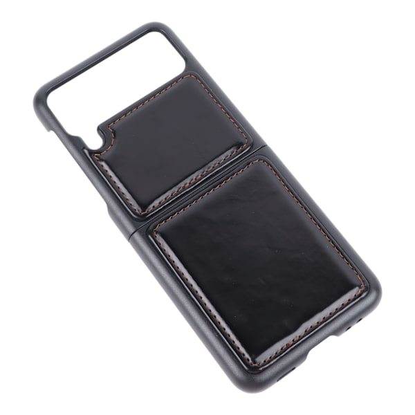 Fodral i Crazy Horse-mönster, skyddande skal till Samsung Galaxy Z Flip mobiltelefon, svart, för Galaxy Z Flip 3
