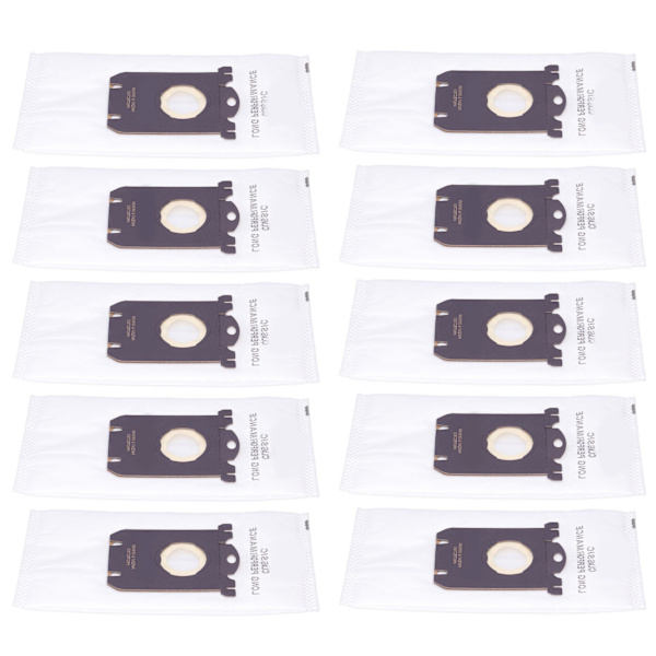10 stk. høyeffektive støvposeerstatninger som passer til Electrolux FC8202 9130 HR8375 FC8021 HR6999 støvsuger