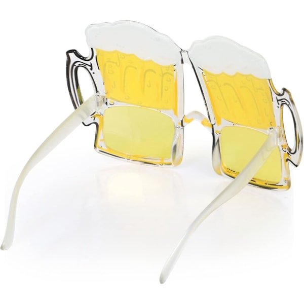Gadget Roliga Glasögon Ölglas Kostym för Möhippor Fester Festivaler 4 st