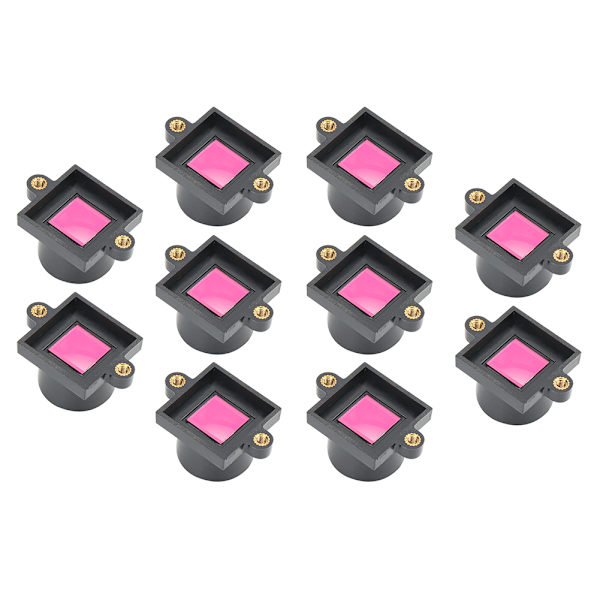 10 stk. ABS-kameraobjektivmontering Holder-støtteadapter M12x0,5 med filter