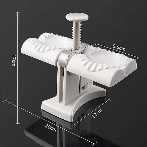 Automatisk Dumpling Maker: Dobbelt Hodeform med Elteplate