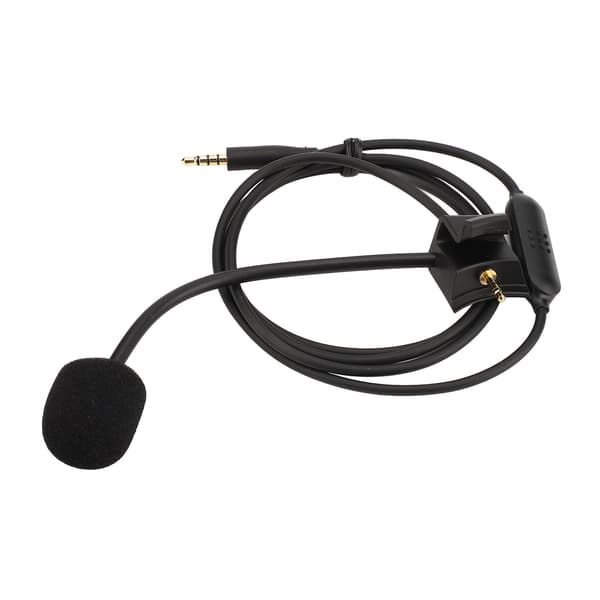 Kabelbom-mikrofon brusreducerande mikrofonljudkabel med mute-knapp för PS4 PC-spelheadset